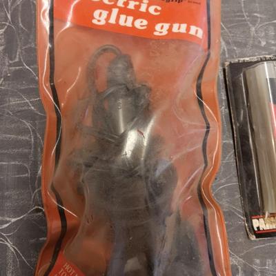 Milwaukee heat gun with electric glue gun and staple gun