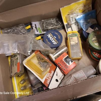 Large assortment of home and garden Hardware / screws / nails / and more