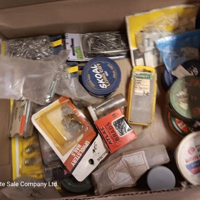 Large assortment of home and garden Hardware / screws / nails / and more