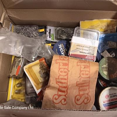 Large assortment of home and garden Hardware / screws / nails / and more