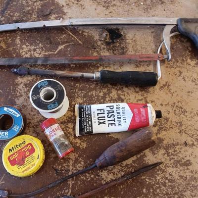 Weller Soldering Iron with case and contents