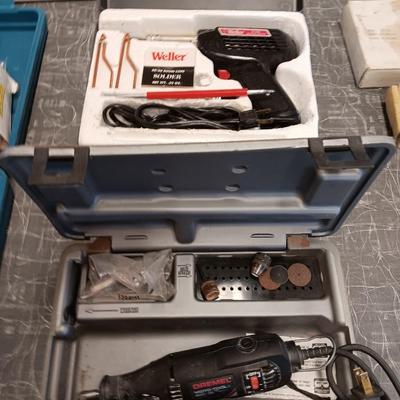 Weller Soldering Iron with case and contents