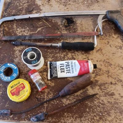 Weller Soldering Iron with case and contents