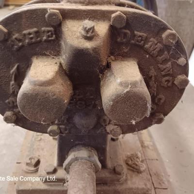 Antique The Deming Co Machinery