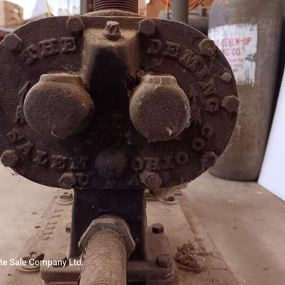 Antique The Deming Co Machinery