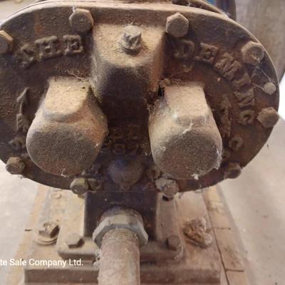 Antique The Deming Co Machinery