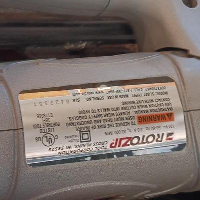 Solaris Rotozip spiral saw power tool with case and accessories