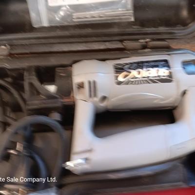 Solaris Rotozip spiral saw power tool with case and accessories