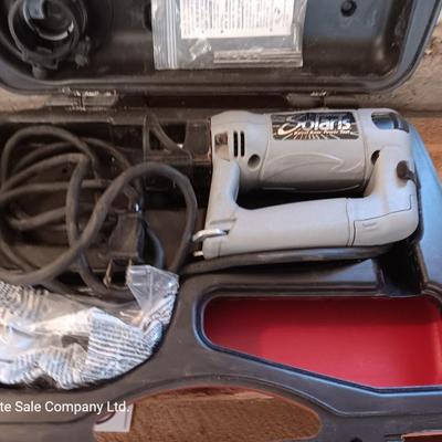 Solaris Rotozip spiral saw power tool with case and accessories