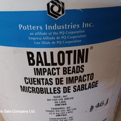 Bucket of Ballotini Impact Beads