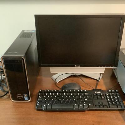 351 Dell Desktop Computer with 22" Monitor, Canon Pixma Printer , Office Supplies