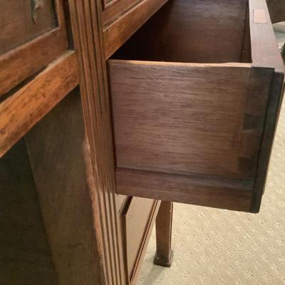 352 Antique John Miller & Co. New York Mahogany Wooden Desk