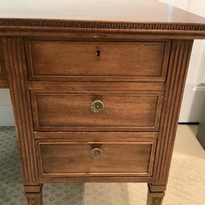 352 Antique John Miller & Co. New York Mahogany Wooden Desk