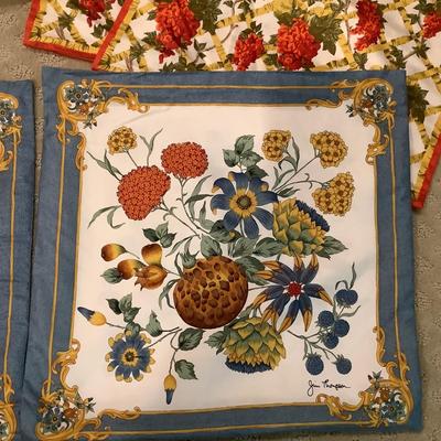 356 Set of 5 Jim Thompson Silk Pillow Covers