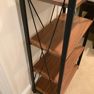 359 Mixed Material and Metal "X" sides Bookshelf