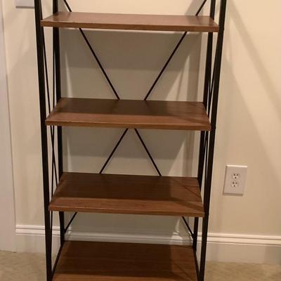 359 Mixed Material and Metal "X" sides Bookshelf