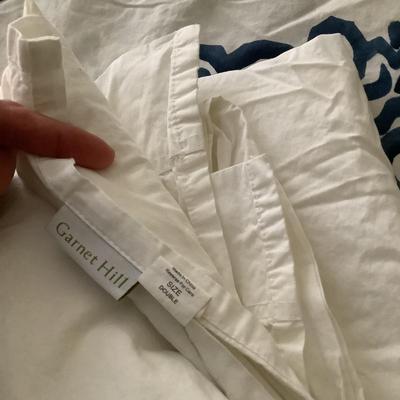 369 Pottery Barn Queen Duvet Cover "Asher Medallion"