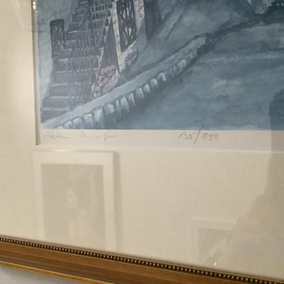 373 Signed and Numbered Print by Helen Lev Streetscape