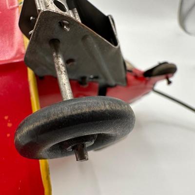 Vintage Marx Tin Windup Rollover Plane USA