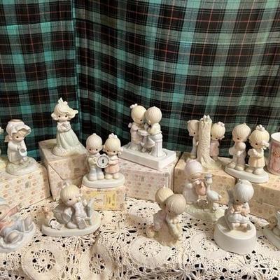 15 Vintage New Boxed Precious Moments Incl 3 Special Ed and 1 Music Box