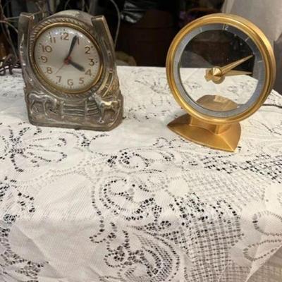 Horseshoe clock and Jefferson  Magic Clock