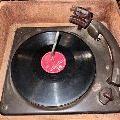 Vintage record player