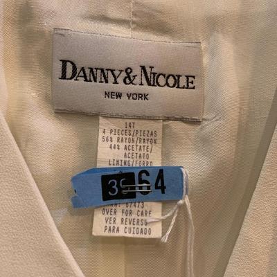 Holiday Glamour: Danny & Nicole White Blazer with Matching Vest - Size 14T
