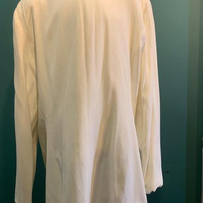 Holiday Glamour: Danny & Nicole White Blazer with Matching Vest - Size 14T