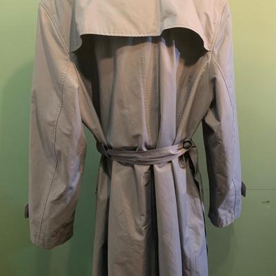 Winter Chic: Gallery Slate Blue XL Trench Coat for Women