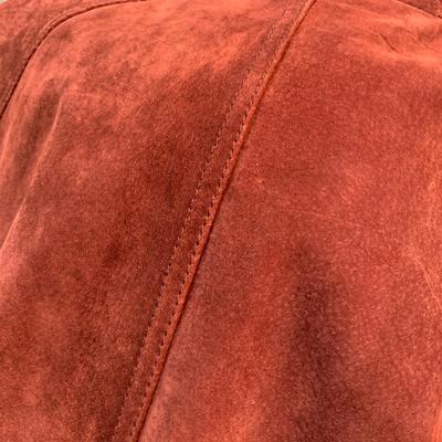 Autumnal Chic: Brandon Thomas Brown Leather Duster Jacket - Size XL