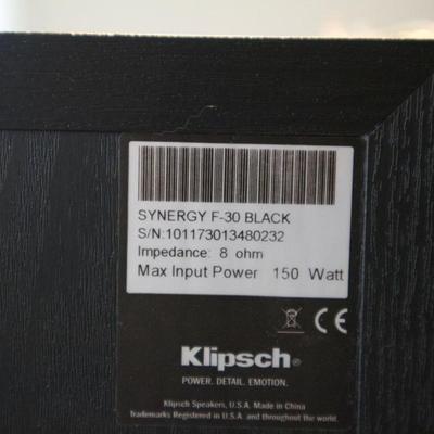 (3) Klipsch Tower Speakers (Synergy F30)  and a Power Woofer 