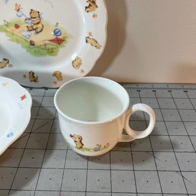 Busy Bear by Noritake Set of Bowl, Plate & Cup
