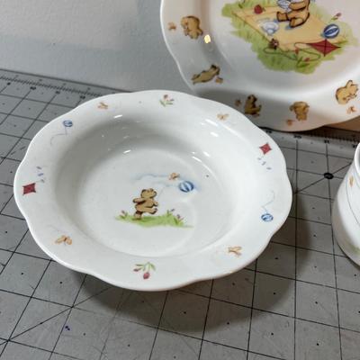 Busy Bear by Noritake Set of Bowl, Plate & Cup