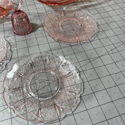 Mixed Lot of PINK Depression Glass  