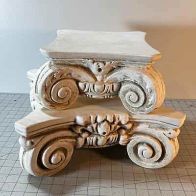 2 Plant Stand CERAMIC Ionic Terracotta Style 