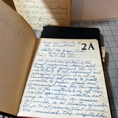 Notes and Journal Entries of LDS Teachings, Dated 1945