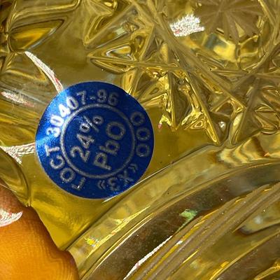 Amber Ball vase