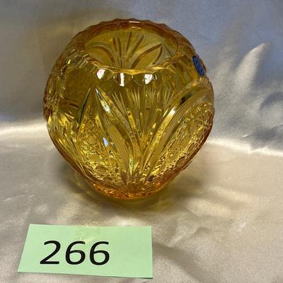 Amber Ball vase