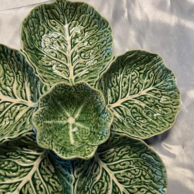 Bordallo Portugal Lettuce/ Cabbage leaf serving bowls
