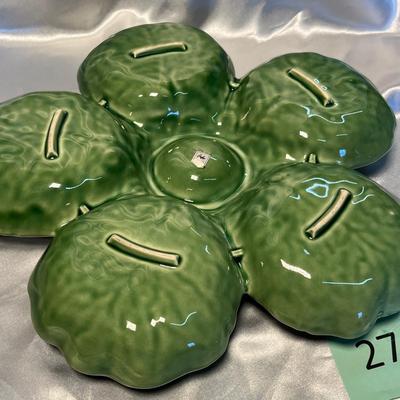Bordallo Portugal Lettuce/ Cabbage leaf serving bowls