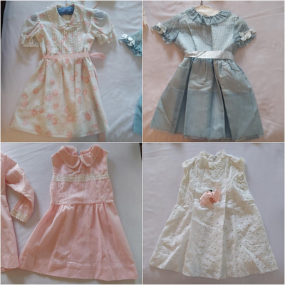 Vintage Girl's Party and Day Dresses (UB3-BBL)