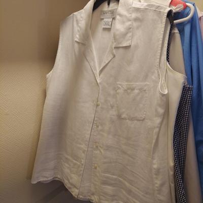 Ladies Medium  to Large Linen and Cotton Tops by J. Jill, Talbots, Ralph Lauren and more (UB3-BBL)
