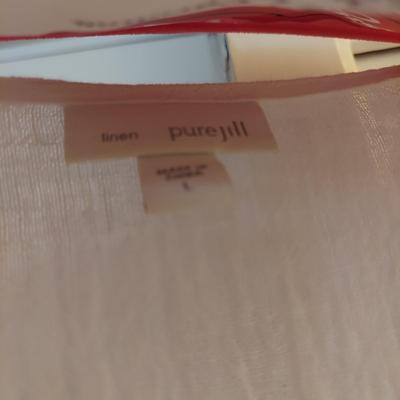 Ladies Medium  to Large Linen and Cotton Tops by J. Jill, Talbots, Ralph Lauren and more (UB3-BBL)