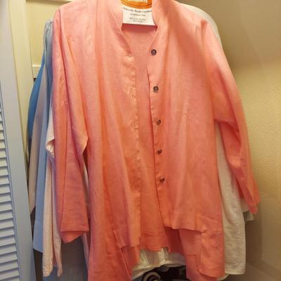Ladies Medium  to Large Linen and Cotton Tops by J. Jill, Talbots, Ralph Lauren and more (UB3-BBL)
