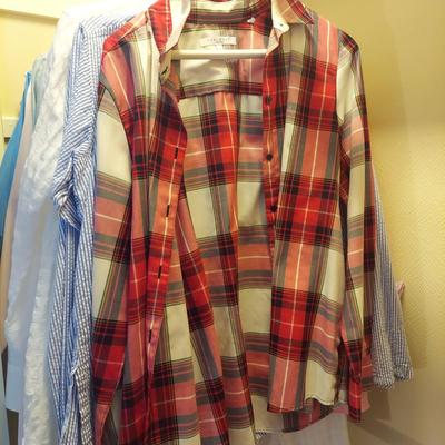 Ladies Medium  to Large Linen and Cotton Tops by J. Jill, Talbots, Ralph Lauren and more (UB3-BBL)