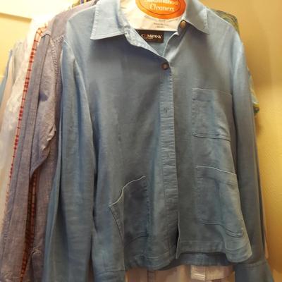 Ladies Medium  to Large Linen and Cotton Tops by J. Jill, Talbots, Ralph Lauren and more (UB3-BBL)