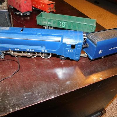 American Flyer "The Royal Blue" S Gauge Train Set w/ Transformer