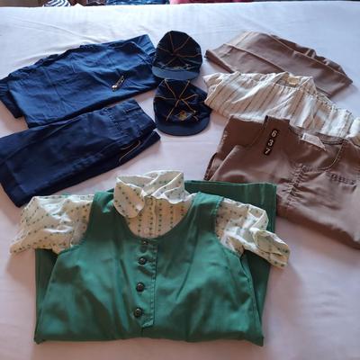 Kids Vintage Girl Scouts and Boy Scouts Uniforms (UB3-BBL)