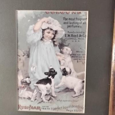 Rubifoam Advertisement Framed and Matted