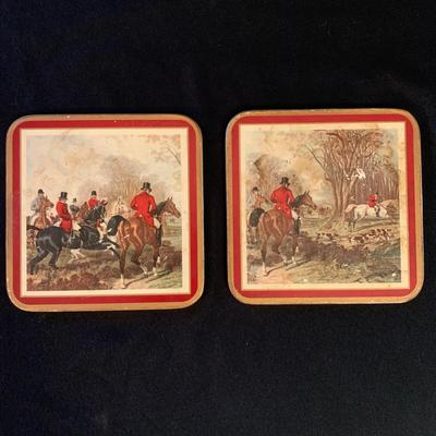 Framed Hunting Prints and Coasters (UB1-KW)